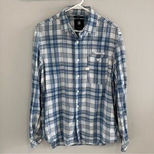 G-Star Raw Slim Fit Button Down Plaid Shirt.
